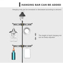 Light Pole Rack - Durable Aluminum Alloy Material Foldable Poles for Outdoor