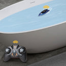 2.4GHz RC Boat High Speed LED Lights Waterproof Electric Ship Toys (Blue) Newly