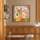 5D Rhinestone Pictures DIY Butterfly Fairy Full Round Drill Diamond Painting Kit