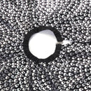 Hair Cut Cover Cloth Feather Pattern Waterproof Hairdresser Cape(Black)