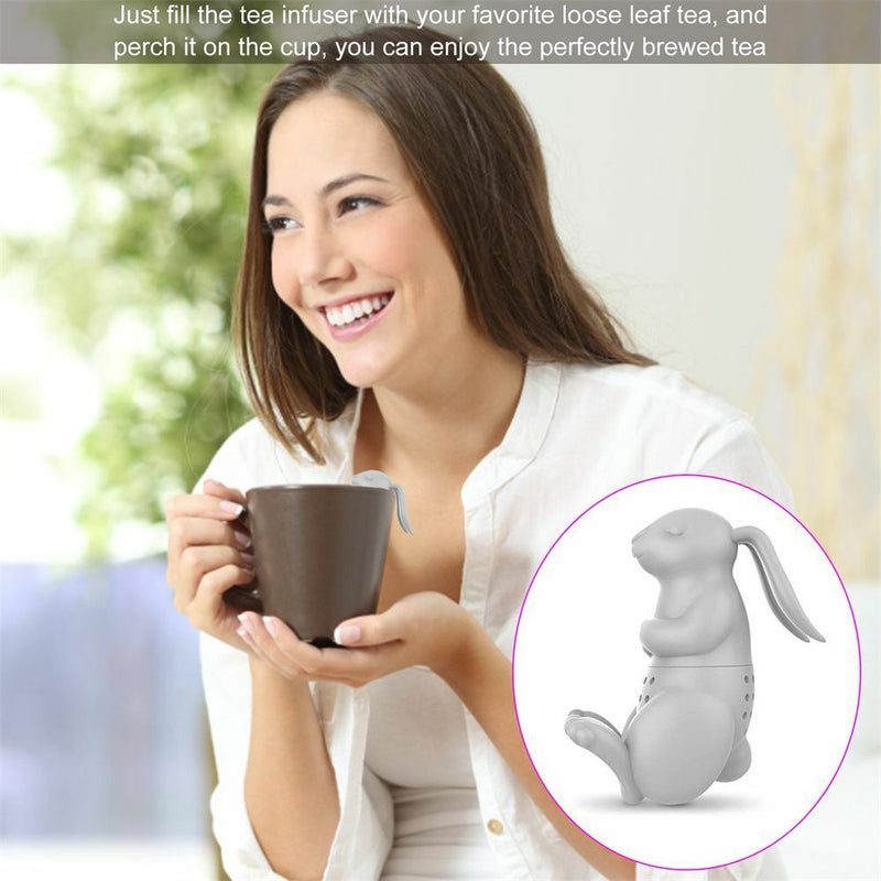 Diffuser Mini Animal Tea Infuser Tea Strainer Tea Brewer Rabbit Coffee Filter