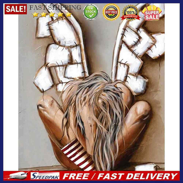 40x50cm Colorful DIY Paint By Number Kit Broken Angel Character Home Decor