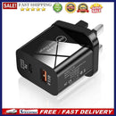 25W QC3.0+PD Dual Port Phone Fast Charging Adapter Smartphone Power Supply Head