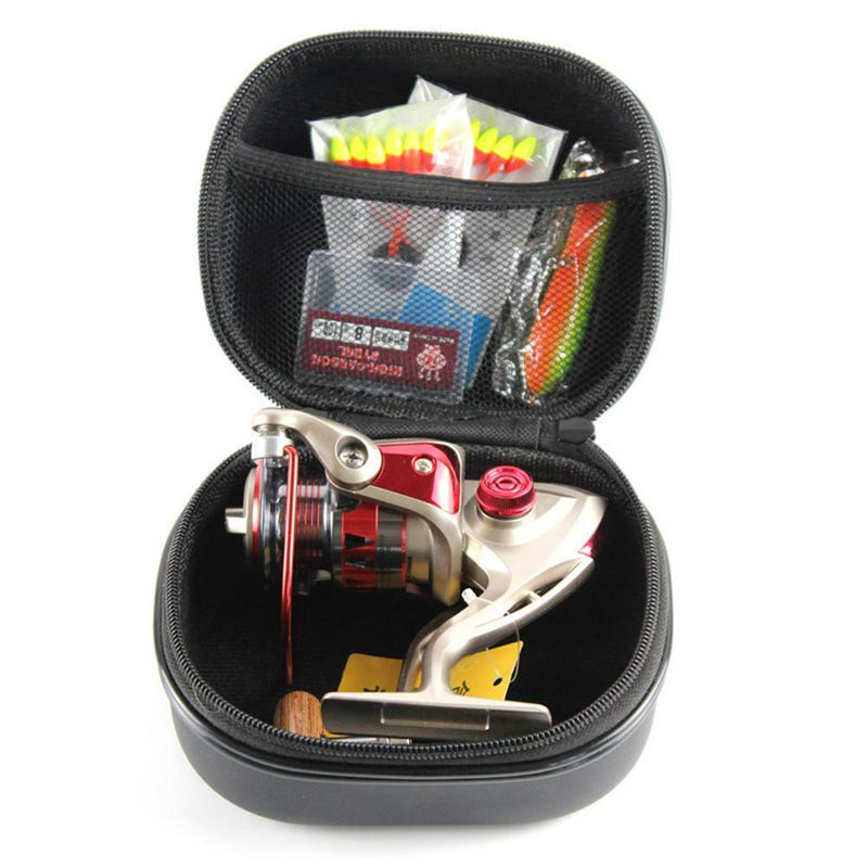 Portable Fishing Bags Spinning Reel Pouch Protective Hard Case Cover Holder