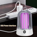 Electric Mosquito Killer USB Charging Bug Zapper Insect Fly Trap (Grey) Newly
