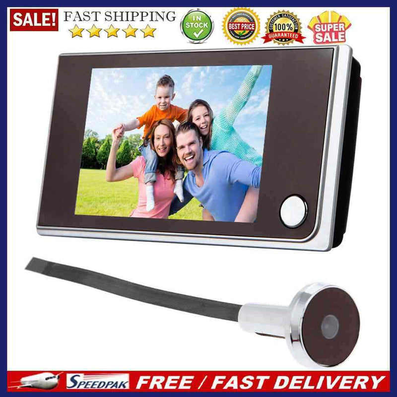 3.5 inch LCD 120 Degree Peephole Viewer Digital Electronic Door Camera