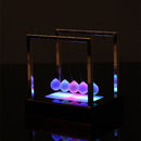 Newton Cradle Table Decor Pendulum Steel Balance Ball Switch Control (L) Newly