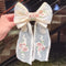 Style Sweet Hair Barrettes Ponytail Lace Hair Clips Bow Knot Hair Barrettes