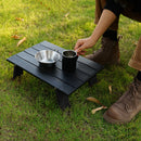 Camping Foldable Table Stove Stand Outdoor Hiking Picnic Desk (A Black) Newly