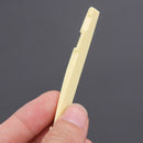 6-String Guitar Bridge Pins Saddle Nut Acoustic Cattle (Yellow) Newly