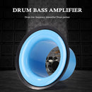 Drum Bass Bottom Microphone Amplifier Voice Loudspeaker Percussion (Blue) Newly