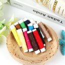 18pcs Sewing Thread Zipper Set DIY Sewing Repair Accessories (Black)