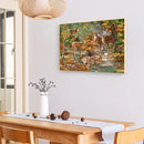 5D Diamond Painting Kit DIY Forest Deers Full Round Rhinestone Mosaic Picture