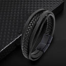 Fashion Retro Bracelet DIY Handmade Braided Bangles for Women Men Jewelry Gif