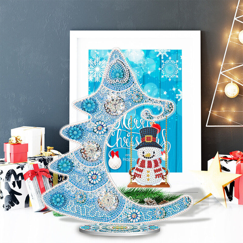Special Shaped Diamond Mosaic Craft Christmas Theme Rhinestone Embroidery C