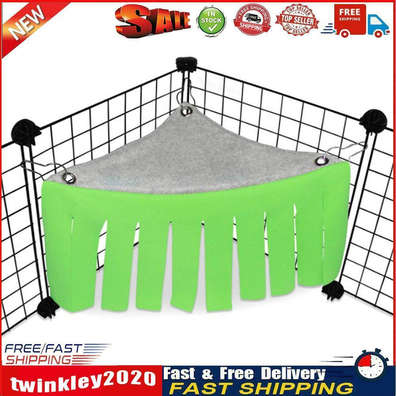 Hidden in the House Beds Hiding Tent Cage for Hamster Guinea Pig (Green) Newly