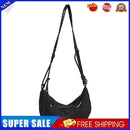 #A Harajuku Nylon Shoulder Bag Large Capacity Semicircle Solid Color Messenger B