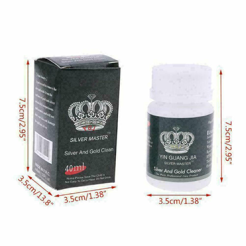 40ml Shine Jewelry Cleaner Anti-Rust Derusting Brightening C3X9 Cleaner X9O4