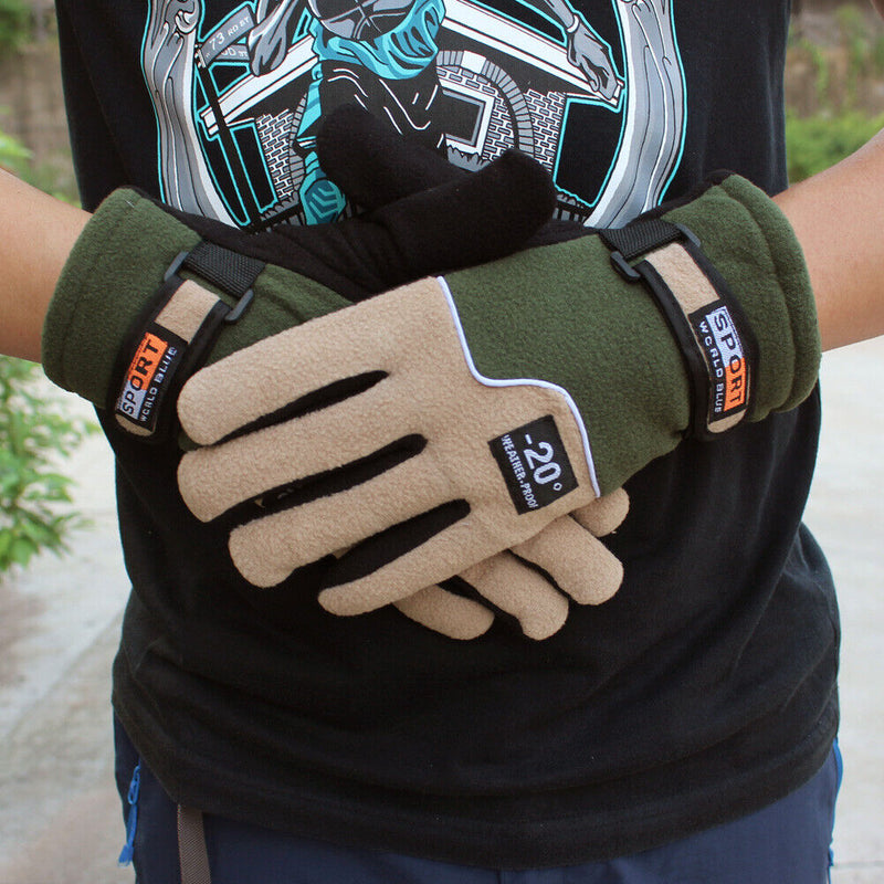 Winter Warm Full Finger Sports Riding  Motorcycle Ski Snow Snowboard Glves