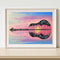 Oil Paint By Numbers Guitar Scenery on Canvas Digital Paint Wall Art Handicraft