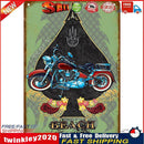 Weatherproof Retro Chic Motorcycle Sign Iron Painting Wall Drawing (9) Newly