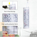 Wall Mounted Garbage Bag Hanging Garbage Bag Dispenser with Hooks (White) Newly