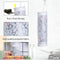 Wall Mounted Garbage Bag Hanging Garbage Bag Dispenser with Hooks (White) Newly