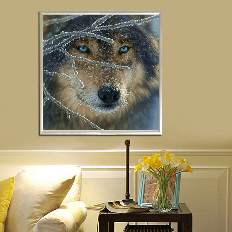 Full Drill Wolf 5D Diamond DIY Painting Craft Kit Home Decor
