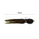 Crankbait Artificial Bait Skirt 11cm 22g Octopus Soft Fishing Lures with Hooks