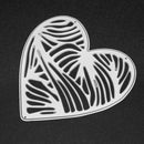 AVZYARDY Heart Pattern, Carbon Steel, Crafting, Card Punching Stencil,