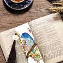 2pcs 5D DIY Diamond Painting Leather Bookmark Special-shaped Drill Book Mar