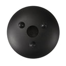 6 Inch 11-Note Tongue Drum with Drumsticks Hand Pan Ethereal Drums (Black)