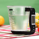 Electronic Measuring Cup Kitchen Scales Digital Measurement Cups (Black)