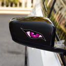 2pcs Eyes Rearview Mirror Stickers Auto Motorcycle DIY Self-adhesive Car Decals