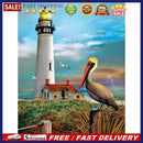 5D Kit DIY lighthouse Round Diamond Painting Mosaic Rhinestone Picture