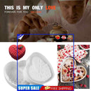Silicone Baking Pan Heart Shaped Dessert Mould Mousse Pastry Moulds for Bir