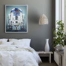 Full Cross Stitch Art Draw 11CT Stamped Spaceship Robot Embroidery Wall Ornament