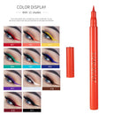 Neon Liquid Eyeliner Pencil Waterproof Color Eye Liner Women Makeup (02) Newly
