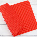Silicone Mat Barbecue Grill Pad Bread Pizza Baking Tray Kitchen Tools (Red)