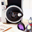 Close-up Lens Purple Filter Mirror Instant Film Camerasfor Instax Mini 90