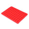 50 Cavity Gummy Bears Silicone Soap Ice Cube Tray Baking Mold (Red) Newly