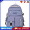 #A Large Capacity Backpack Simple Canvas Hit Color Student School Bookbag Rucksa