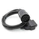 Scanner Cable 10PIN TO 16PIN Cable Stable Characteristic OBD2 Diagnostic Cable