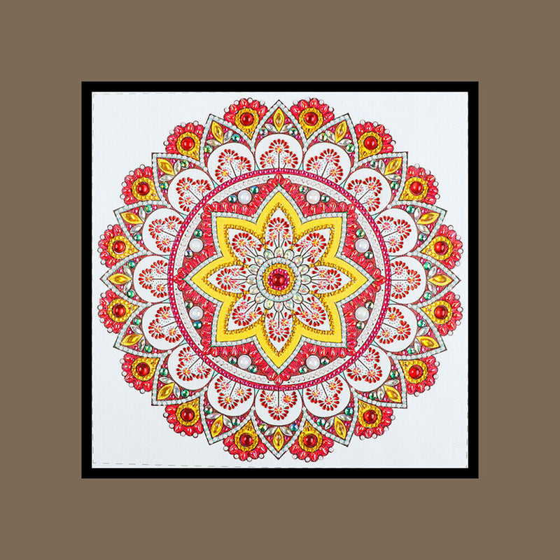 Special Shaped 5D DIY Diamond Painting Color Mandala Embroidery (HB015)