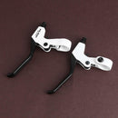 1 Pair Aluminum Bicycle Brake Levers Mountain Bike Brake Handles(White)