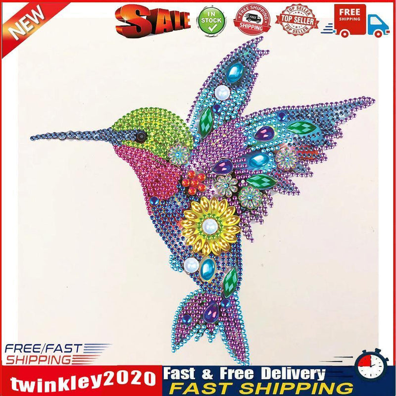 5D Partial Special Shaped Diamond Painting Hummingbird Poster Kit (UP259) Newly