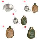 300ML Camping Sierra Bowl Stainless Steel Hanging Shira Cup Tableware (1pc