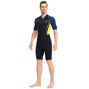DIVE SAIL Neoprene Scuba Snorkel Swimming Men Body Wetsuits (Yellow L)