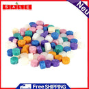100pcs Octagon Fire Painting Pill Wax Sealing Granule Stamping Hand Account Card