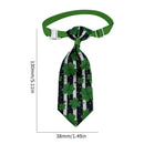Dog Neck Tie St. Patricks Day Costume Pet Dog Cat Ties Collar - Irish Shamroc